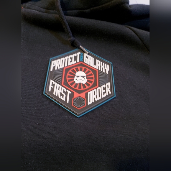 Disney Star Wars 709 Galaxy's Edge Protect First Order Zip Hoodie Jacket 2XL - Picture 3 of 6